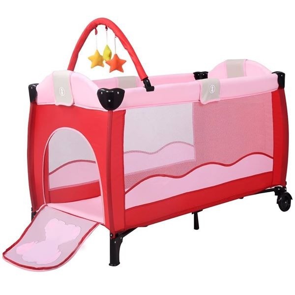 costway travel cot